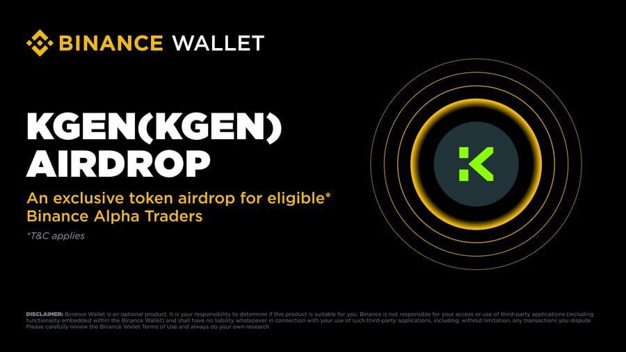 Airdrop KGEN tren Binance Alpha