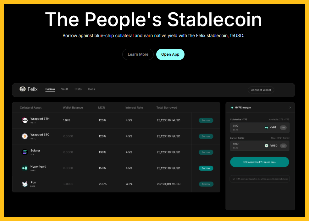 Giao diện của Felix