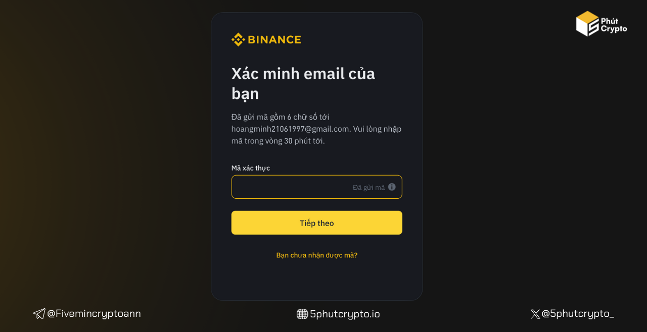 Xác minh email hoặc điện thoại