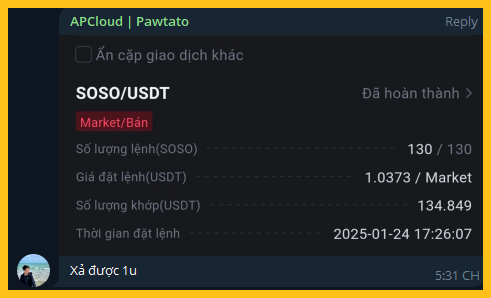 Cộng đồng 5 Phút Crypto nhận Airdrop từ Sosovalue