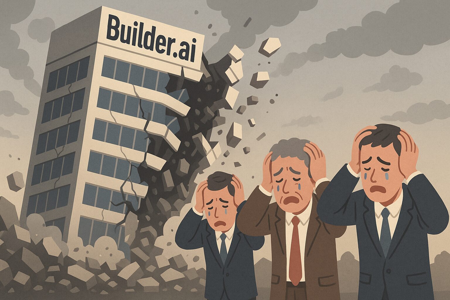 Builder.ai sup do thuc tinh nha dau tu