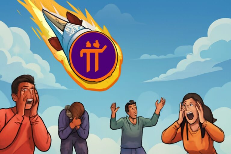 Pi Network giam gia sau