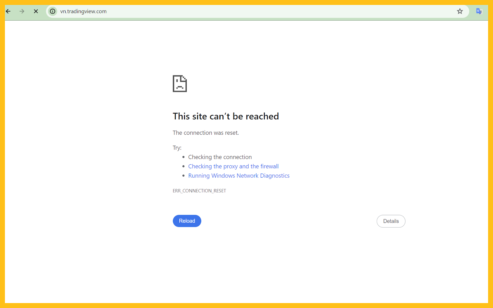 TradingView bị chặn tại Việt Nam