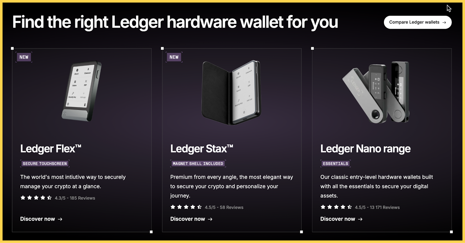 Vi lanh Ledger Nano X