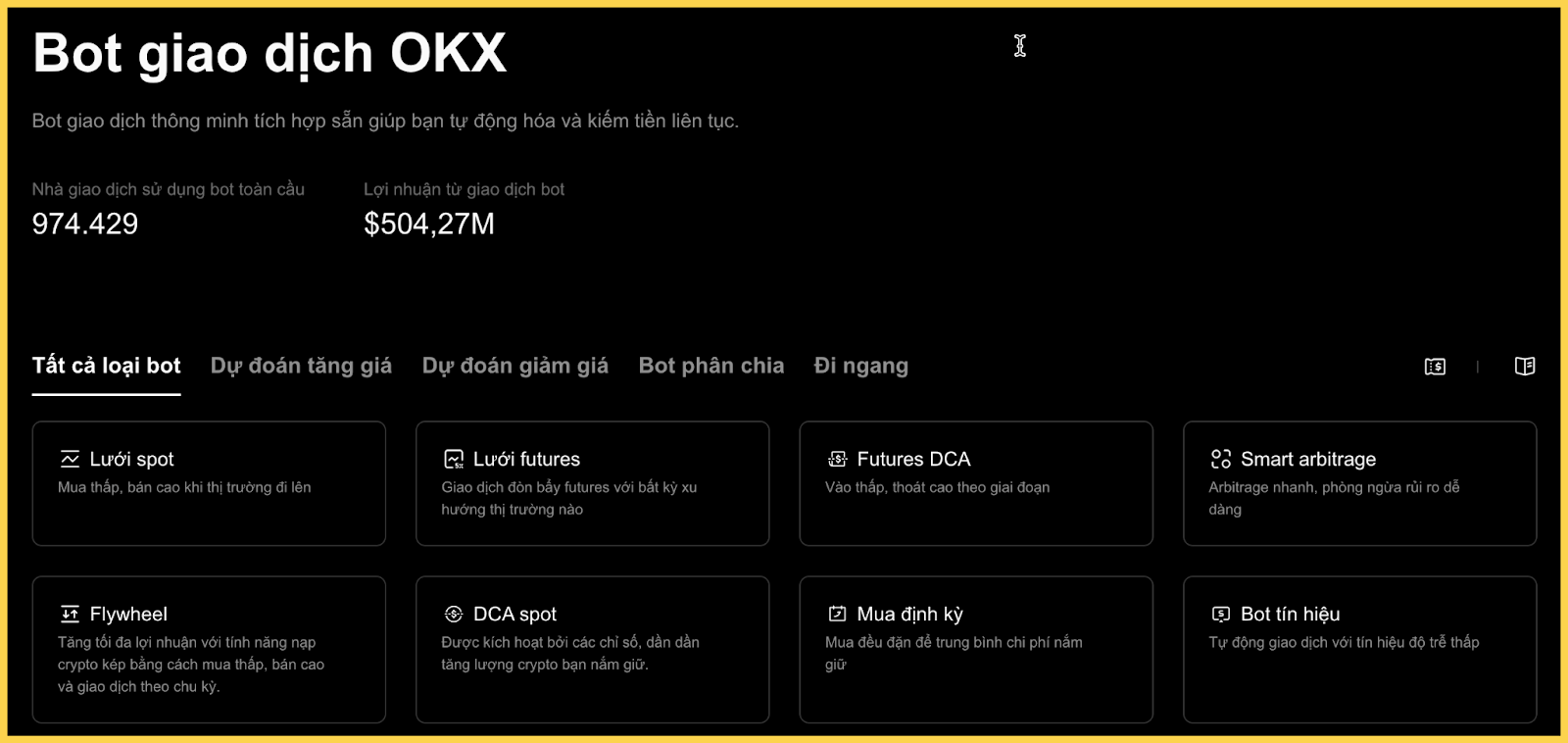  Bot Giao Dịch trên OKX