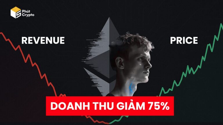 Câu chuyện doanh thu Ethereum giảm 75% khiến holder lo lắng
