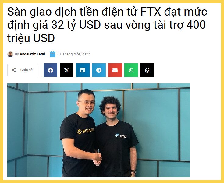 FTX từ con số 0 lên định giá 32 tỷ đô trong 2 năm