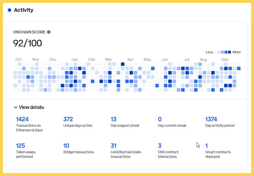 Xem điểm On-chain - Tại sao Base phát hành token