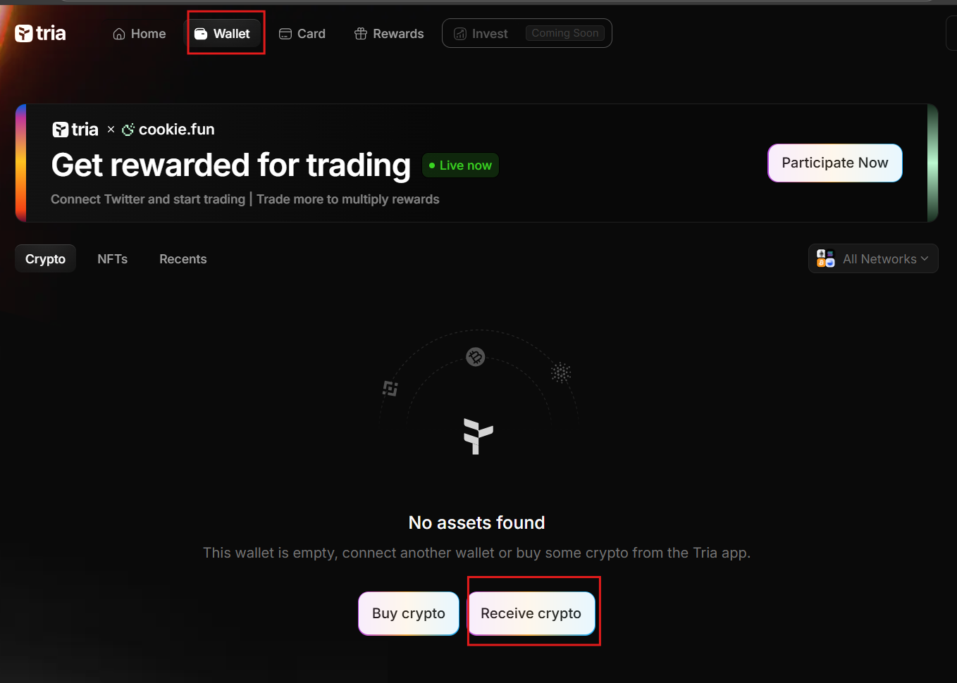 Nạp tiền vào ví