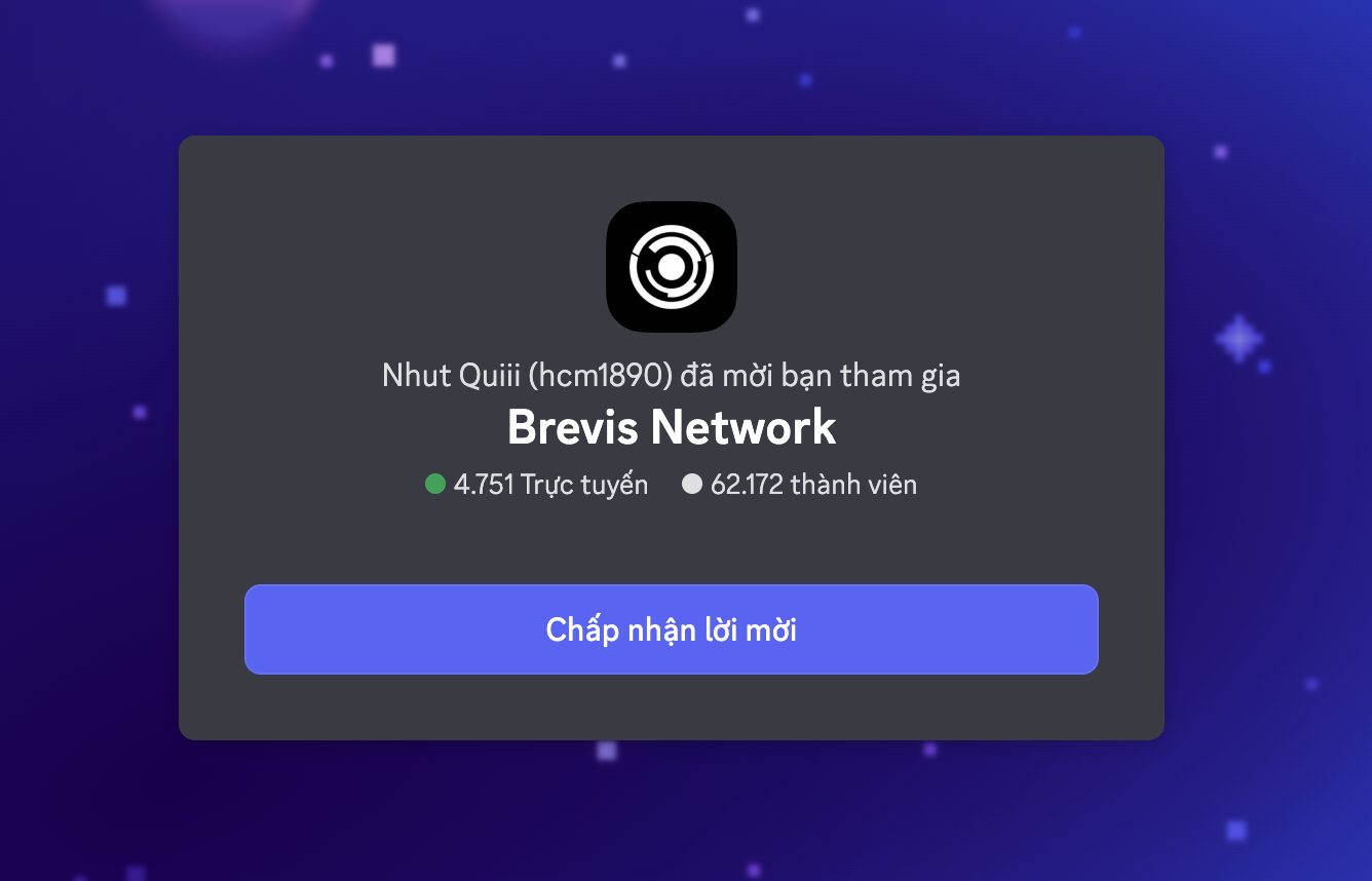 Tham gia Discord Brevis
