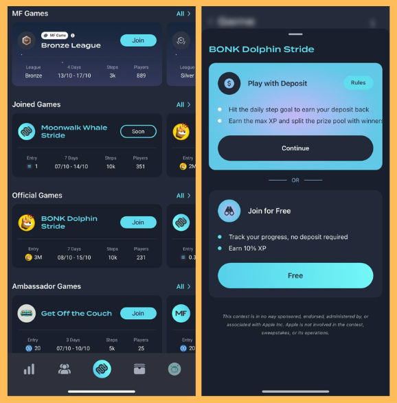 Tham gia các giải chạy