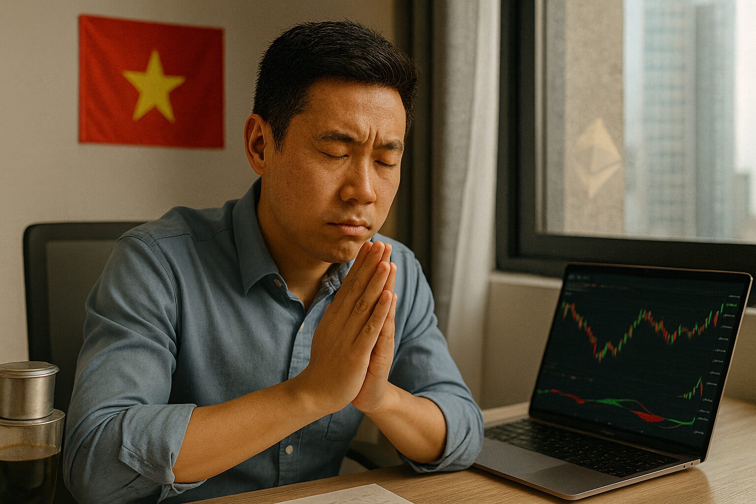 Trader ảo tưởng với crypto