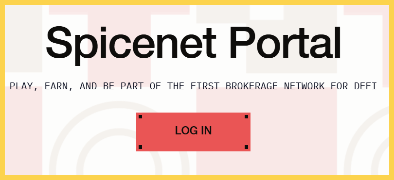 Truy cập Portal Spicenet sau đó kết nối ví