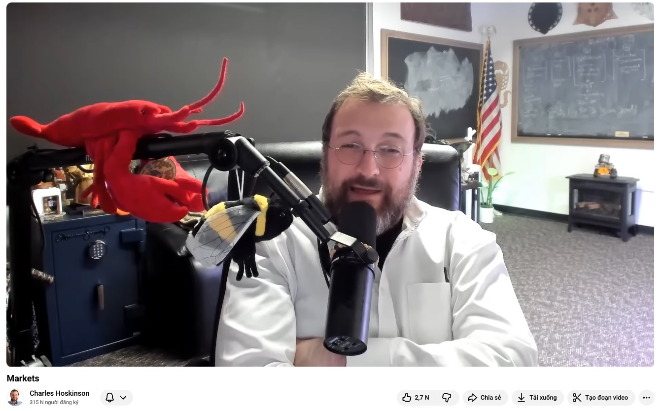 Charles Hoskinson nha sang lap Cardano 1