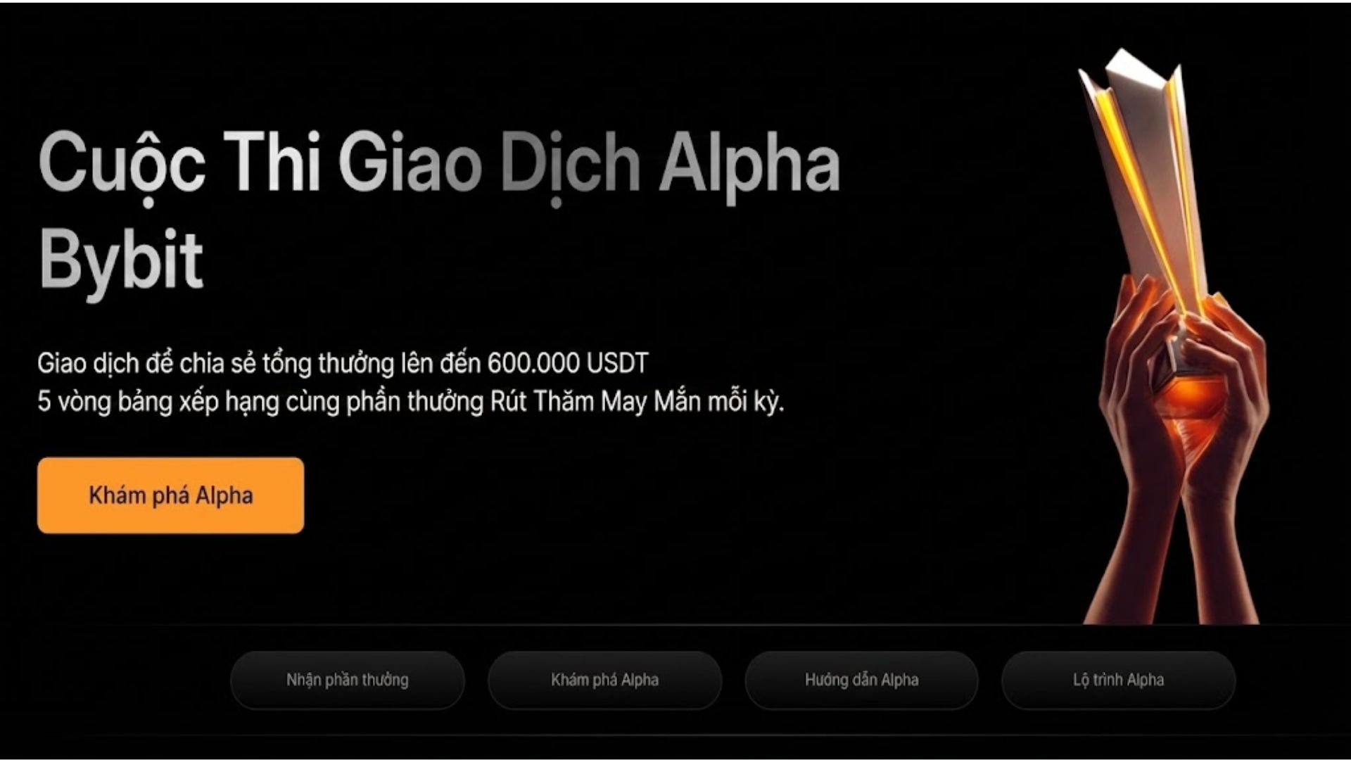 Cuộc thi Alpha Trading với tổng giải thưởng 600,000 USDT