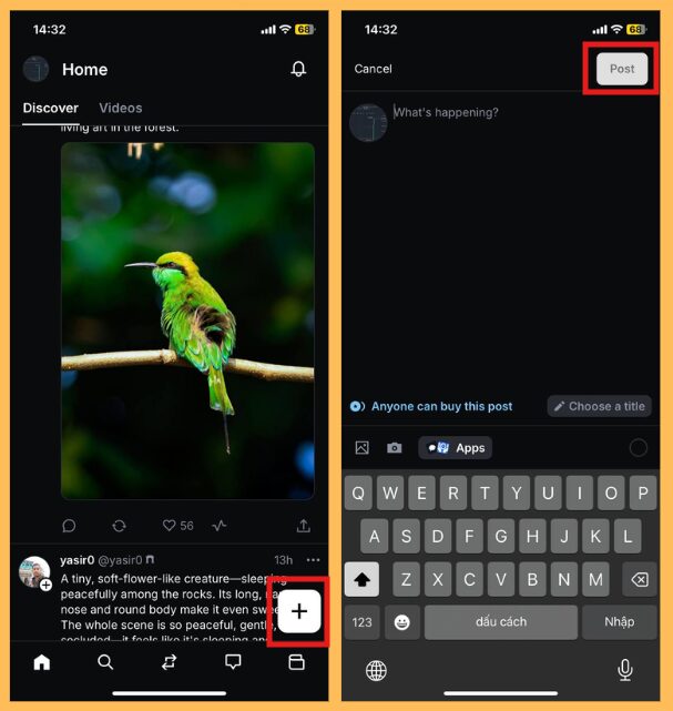 Đăng bài trên Base App
