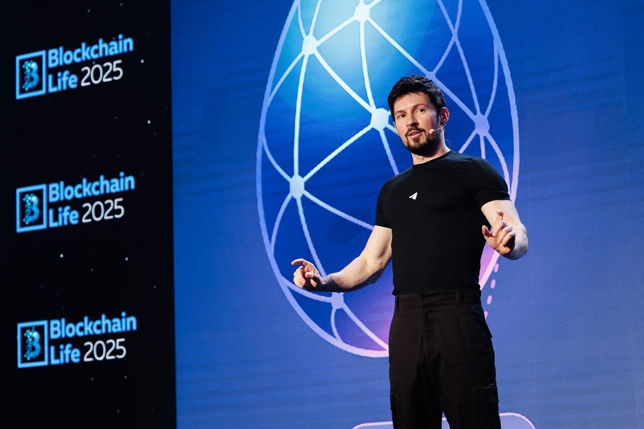 Pavel Durov phát biểu tại Blockchain Life 2025