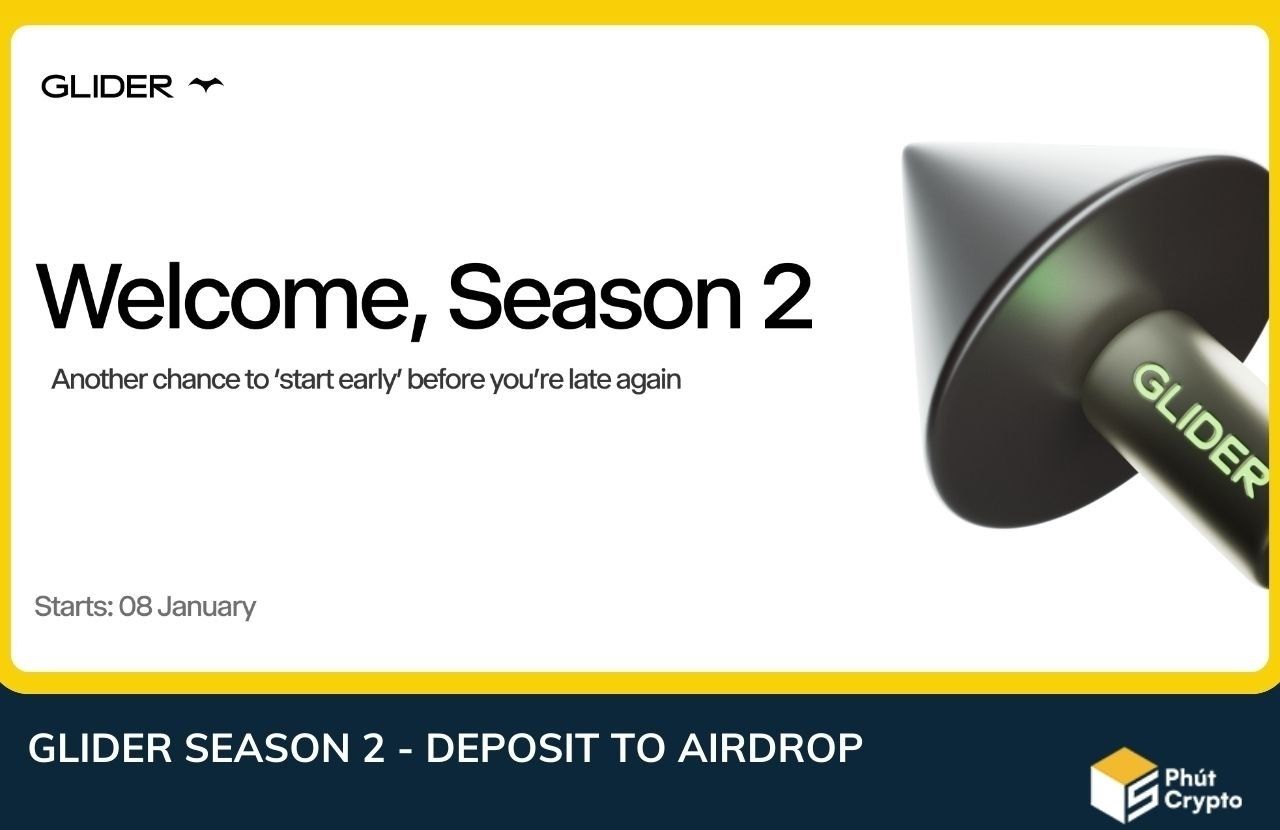 Deposit to airdrop với Glider