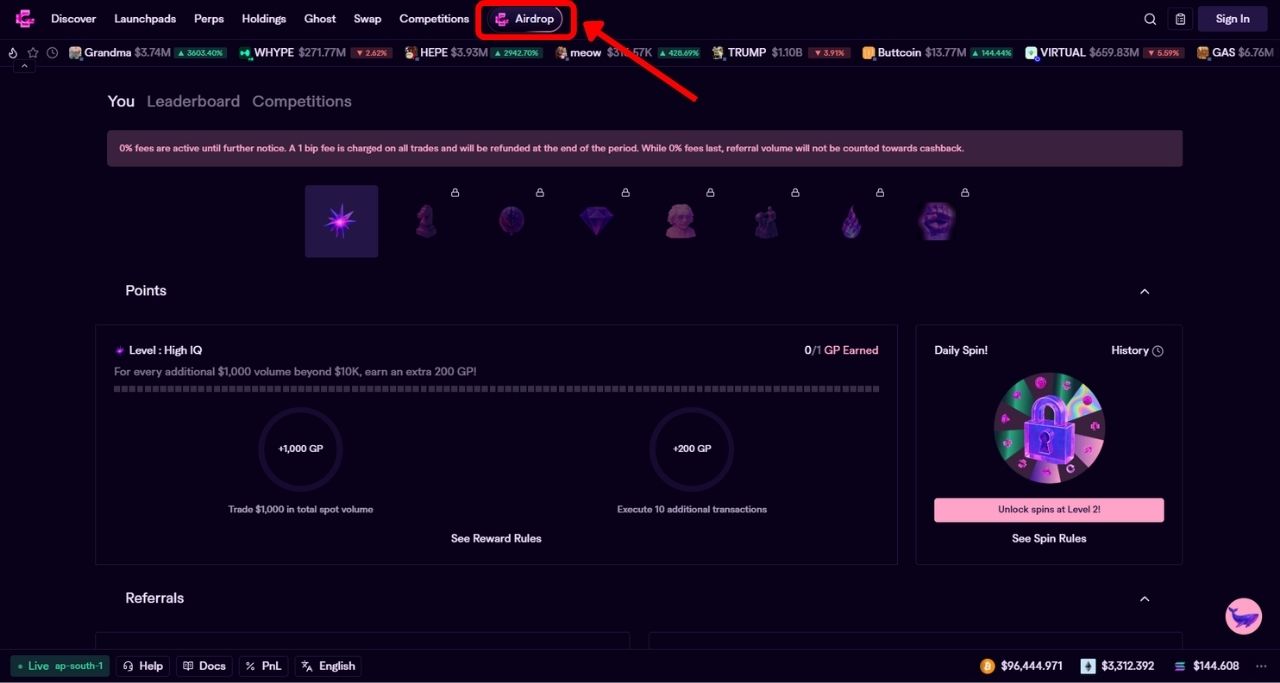 Genius, cơ hội airdrop từ dự án được CZ cố vấn