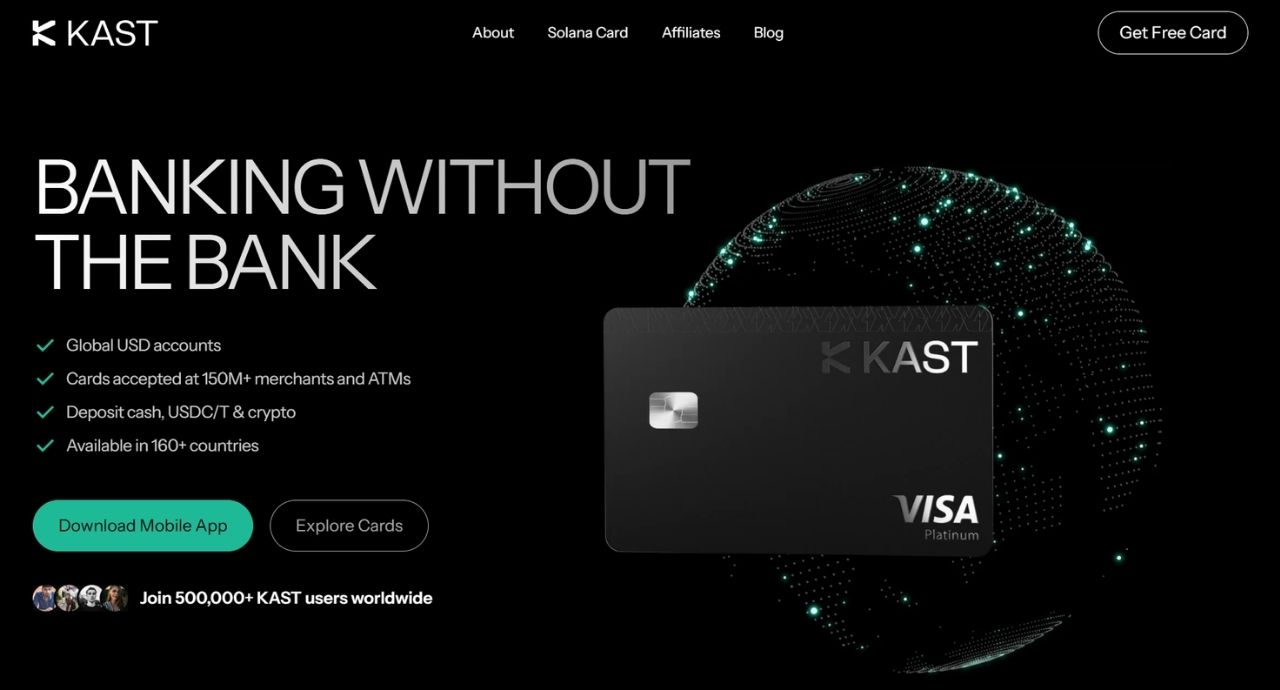 KAST là dự án airdrop 2026 tiềm năng ở lĩnh vực Neobank