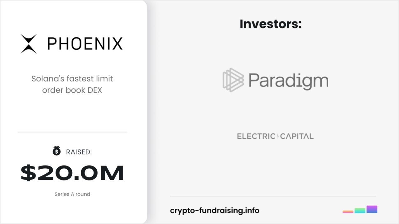 Sàn DEX Phoenix huy động vốn từ Paradigm
