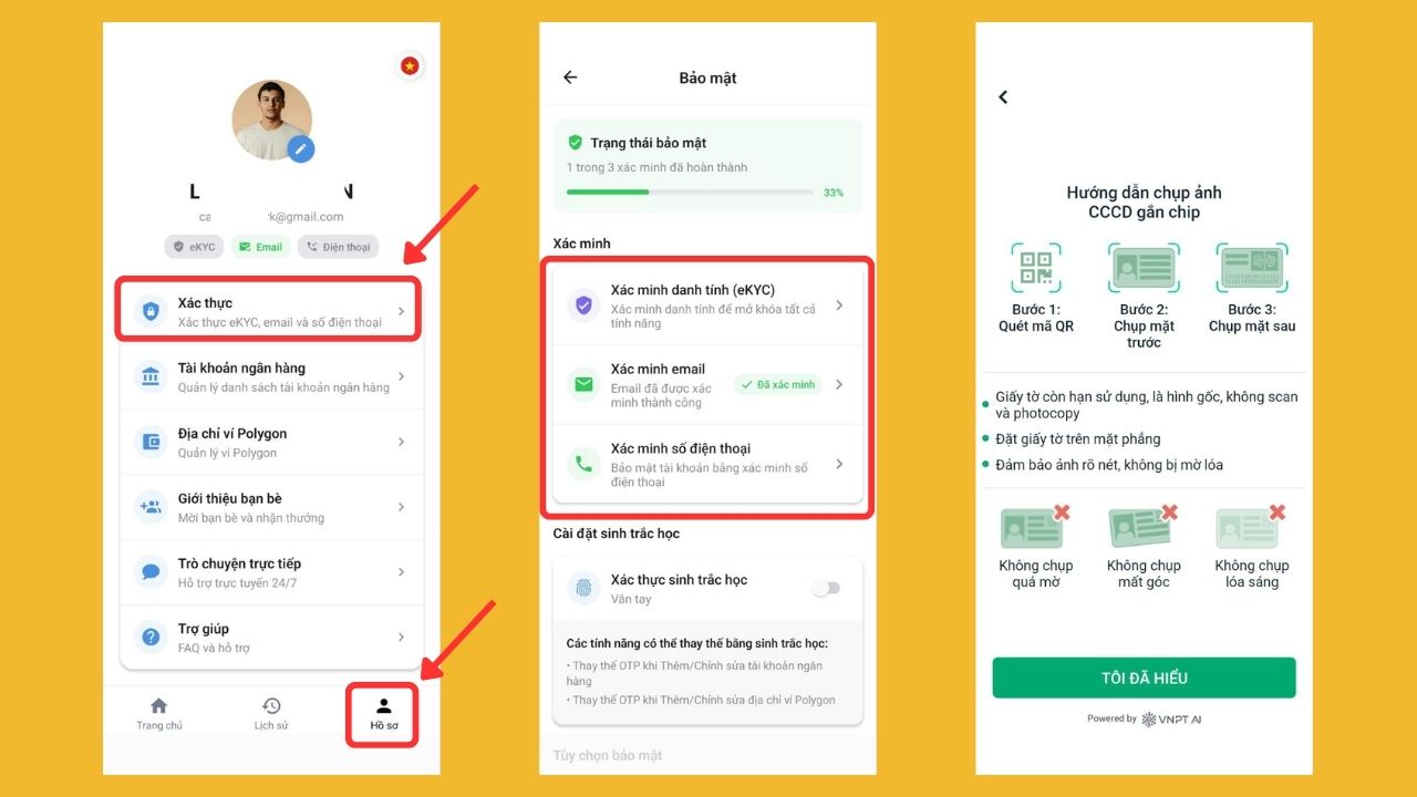 Xác thực tài khoản MIMO