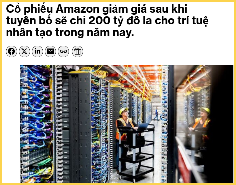 Amazon chi them 200 ty do cho AI