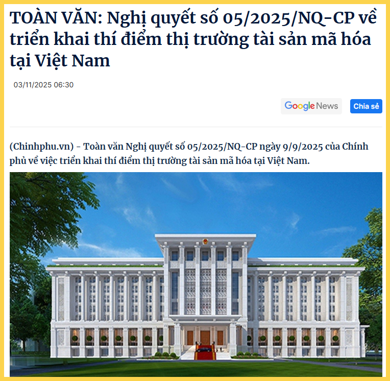 crypto futures tại Việt Nam không được nhắc đến trong NQ05