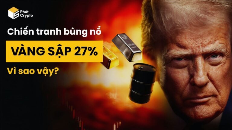 Tại sao giá vàng giảm mạnh nhất 43 năm giữa lúc chiến tranh?