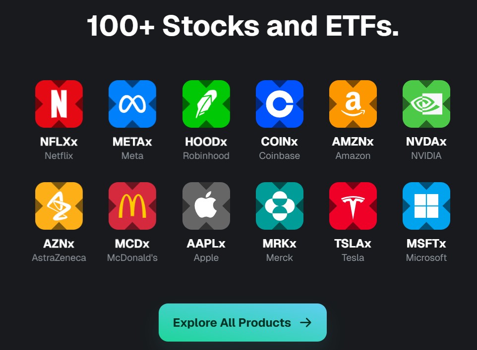xStocks là gì? Nền tảng đã token hóa hơn 100 mã cổ phiếu và ETF Mỹ