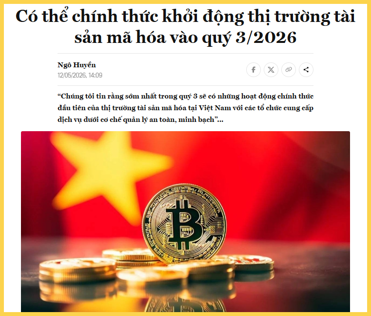 Có thể khởi động thị trường tài sản mã hóa vào quý 3.2026 - Nguồn: VnEconomy